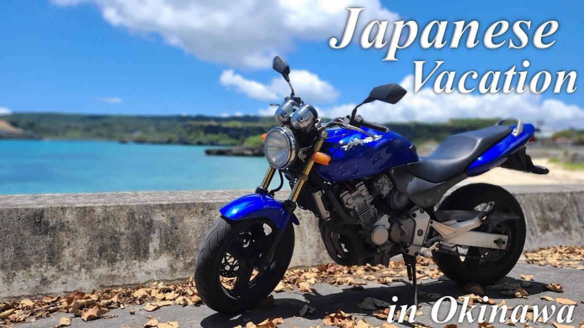 【Touring】Japanese Beutiful Travel with Hornet 250cc in Okinawa / For your summer vacation in Japan