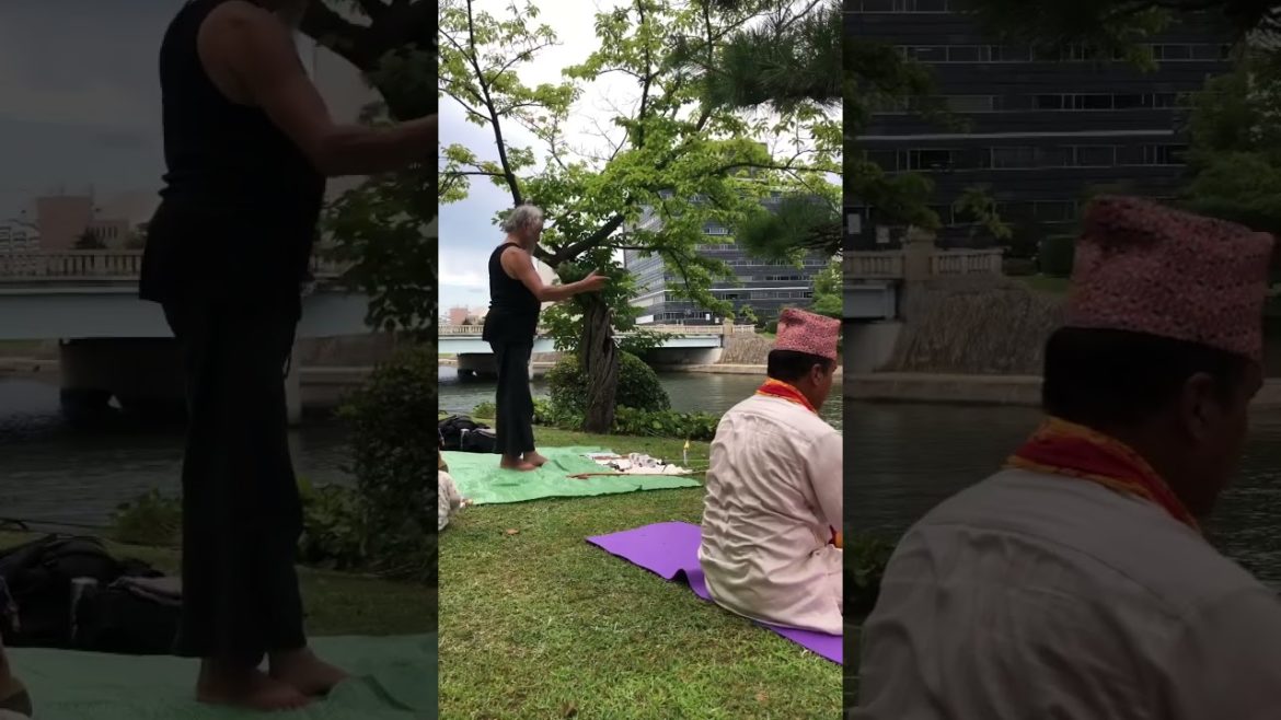 Purification ceremony from Hiroshima day 6th of August 2022 @Hiroshima peace memorial park 広島平和記念碑