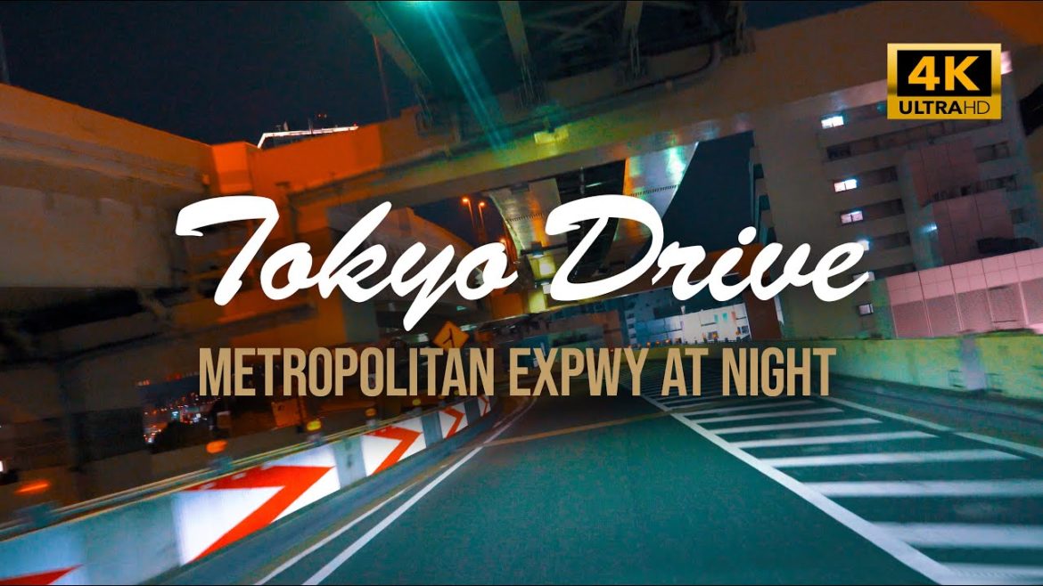 TOKYO NIGHT DRIVE | 首都高三ツ沢〜みなとみらい〜大黒ふ頭 [4K] Shutoko Metropolitan EXPWY at Night. 夜の横浜をドライブ