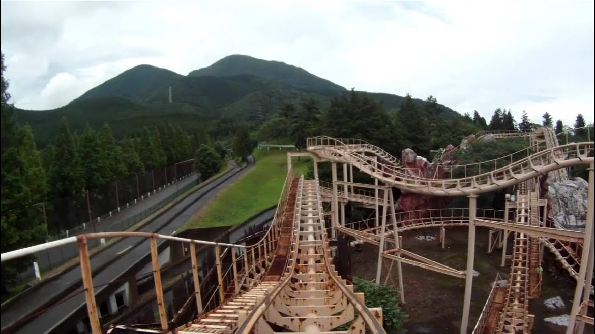 Gold Rush Roller Coaster POV Front Seat Kijima Japan HD 1080