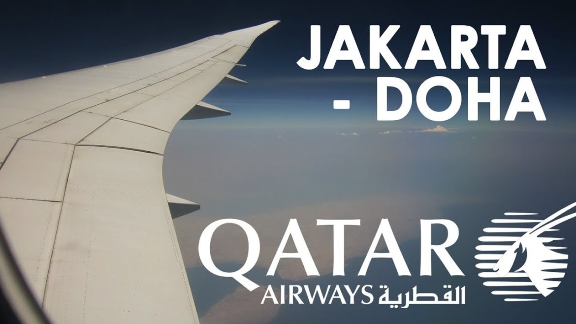 FLIGHT REVIEW | Qatar Airways QR959 Jakarta to Doha [Indonesia with English Subtitle]
