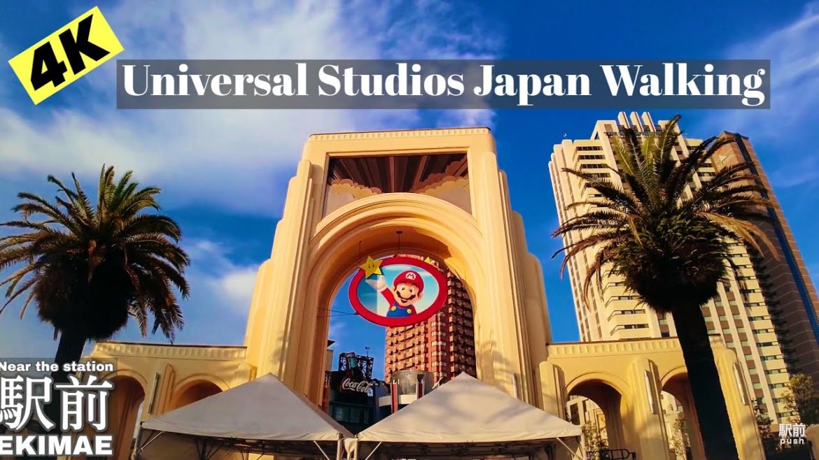 USJ in the evening is very beautiful.【4K】夕方のUSJはとても美しかったです。(2/2)｜USJ walking tour