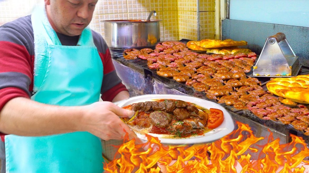 STREET FOOD IN TURKEY-KING OF BALABAN KEBAB + ULTIMATE STREET FOOD TOUR IN ESKİŞEHİR, TURKEY