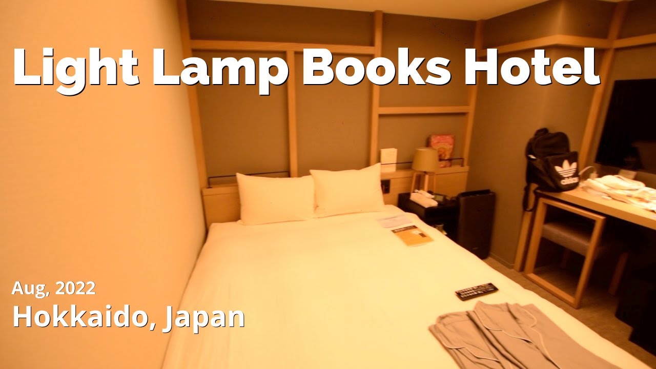 Stay at minimal and stylish book hotel Lamp Light Books Hotel at Hokkaido, Japan Alo Japan