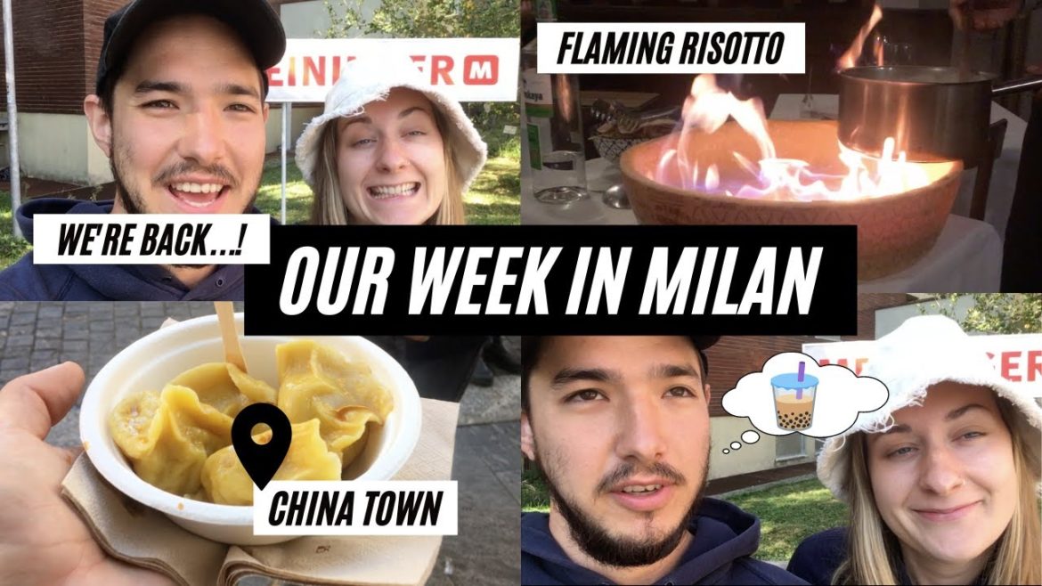 Milan VLOG | CHINATOWN, Bubble Tea and FLAMING Cheesy Risotto Milan VLOG | CHINATOWN, Bubble Tea and FLAMING Cheesy Risotto