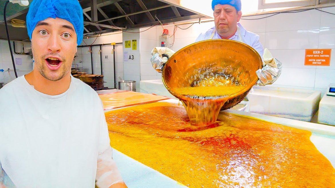 Turkish WILLY WONKA Factory in Istanbul!! Turkey's MOST SATISFYING Dessert : Turkish Delight! Turkish WILLY WONKA Factory in Istanbul!! Turkey's MOST SATISFYING Dessert : Turkish Delight!