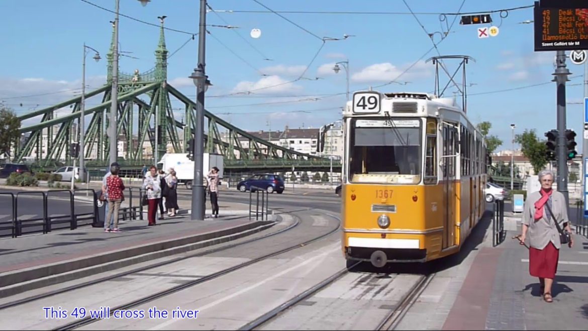 Trams in: Budapest, September 2017