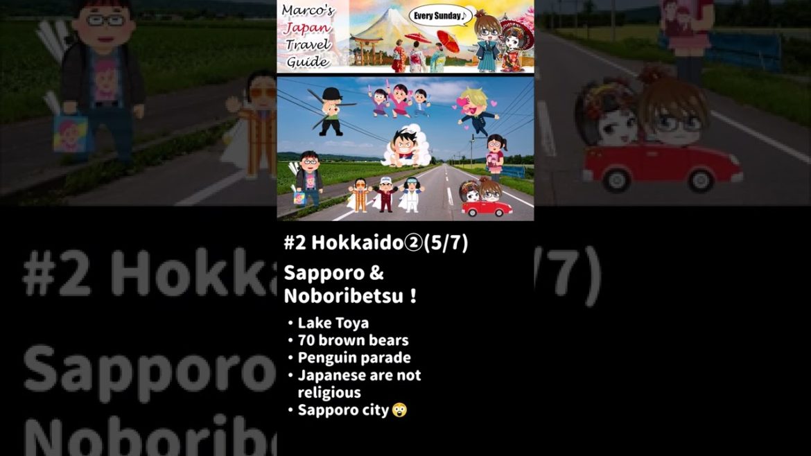 Amazing Hokkaido②(5/7) Sapporo＆Noboribetsu😍#short