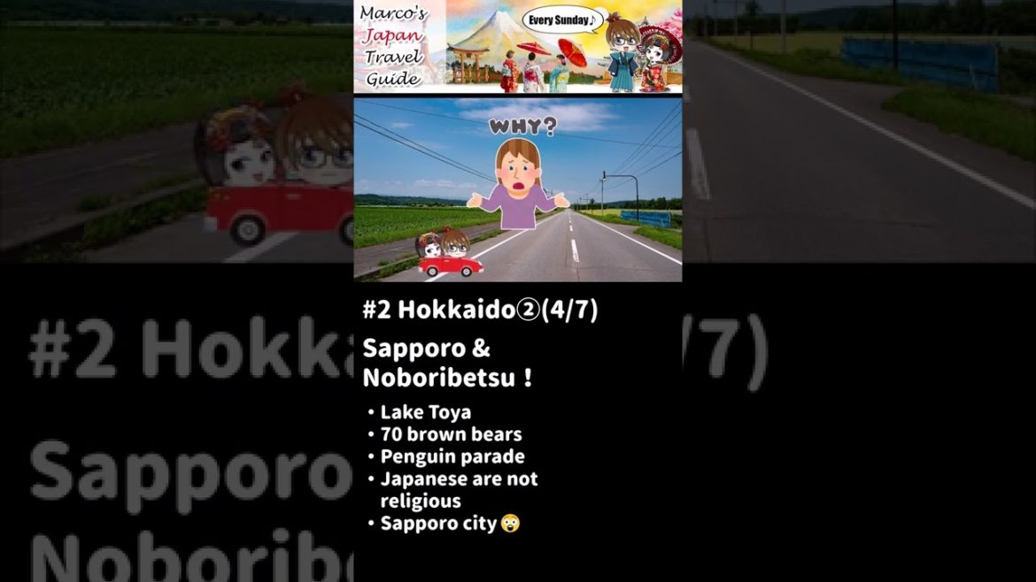 Amazing Hokkaido②(4/7) Sapporo＆Noboribetsu😍#short