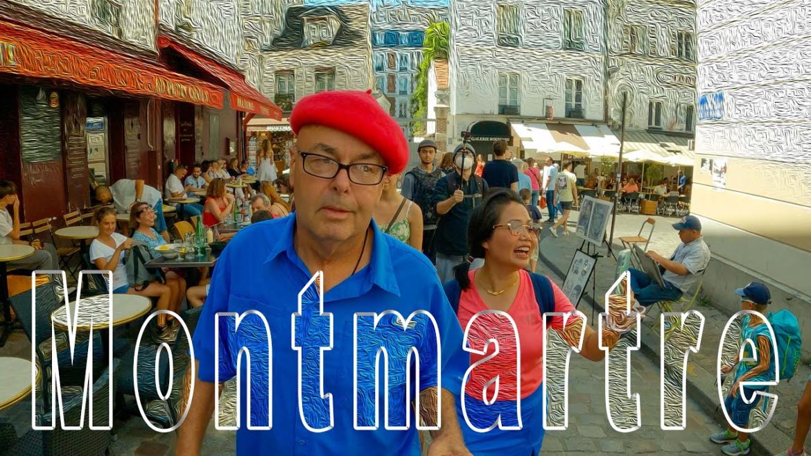 Walk around Montmartre Paris France