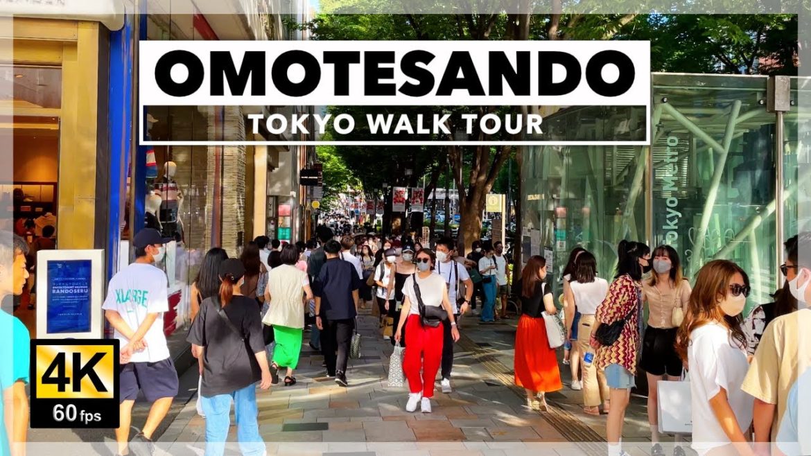 4K JAPAN TRAVEL｜Omotesando Shibuya｜Tokyo Walk Tour｜Luxury shopping  Street (ASMR)