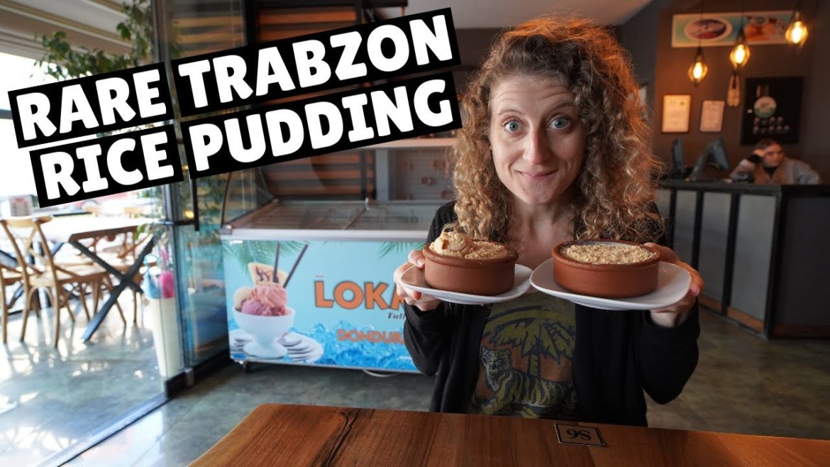 Turkish Rice Pudding | Hamsiköy Sütlaç Rice Pudding | Turkish Street Food