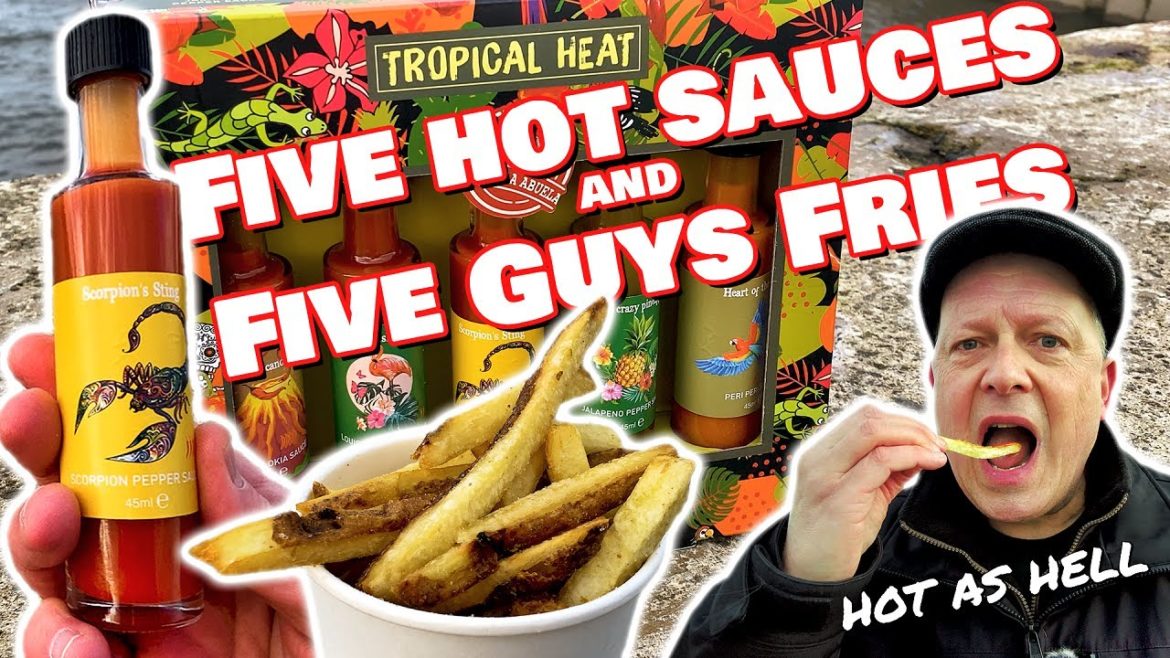 HOT as Hell Sauces - Five hot sauces and FIVE GUYS Fries