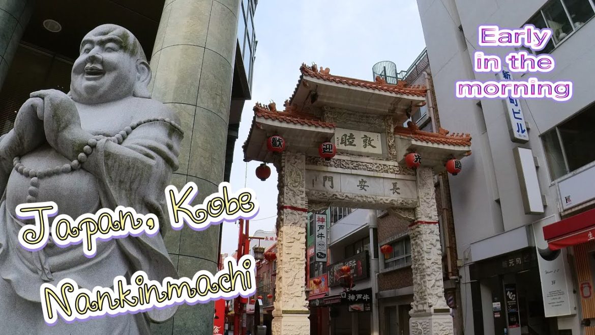 Kobe,Japan 🇯🇵 Nankin-machi in the early morning March 2022 4K Walking tour【insta360 one R 1inch】 Kobe,Japan 🇯🇵 Nankin-machi in the early morning March 2022 4K Walking tour【insta360 one R 1inch】