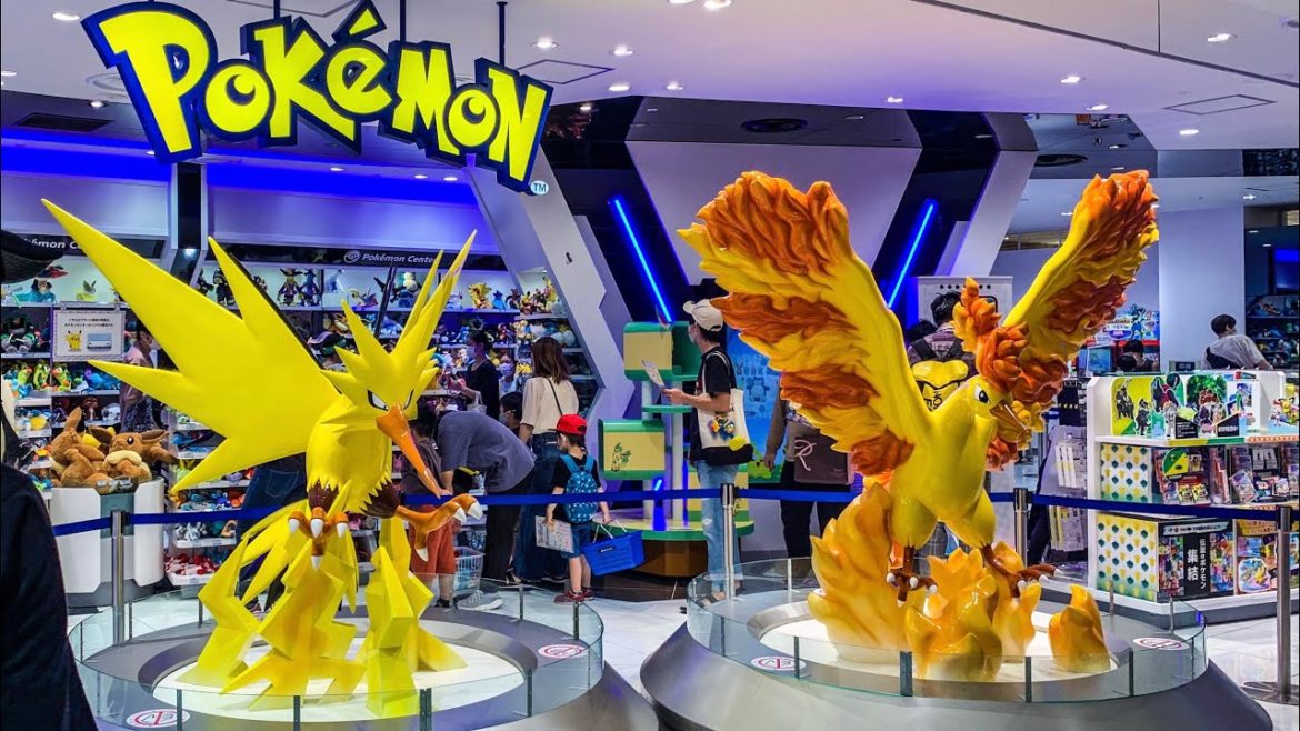 🇯🇵 Found a Pokémon Center in Osaka Japan! | Pokémon Center Full Tour | Pokémon Cafe Half Tour