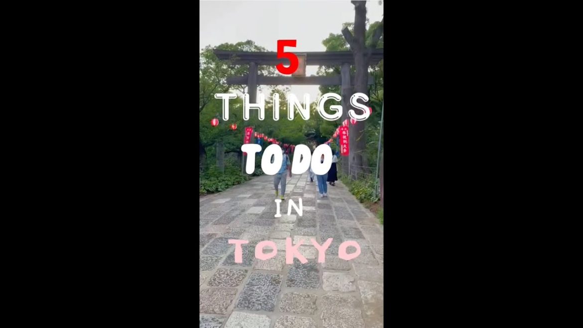 5 things to do in Tokyo ✨#japan