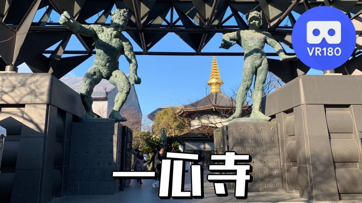 [VR180 5.7K] 一心寺 (ナレーション付き) / Isshinji temple - Osaka, Japan