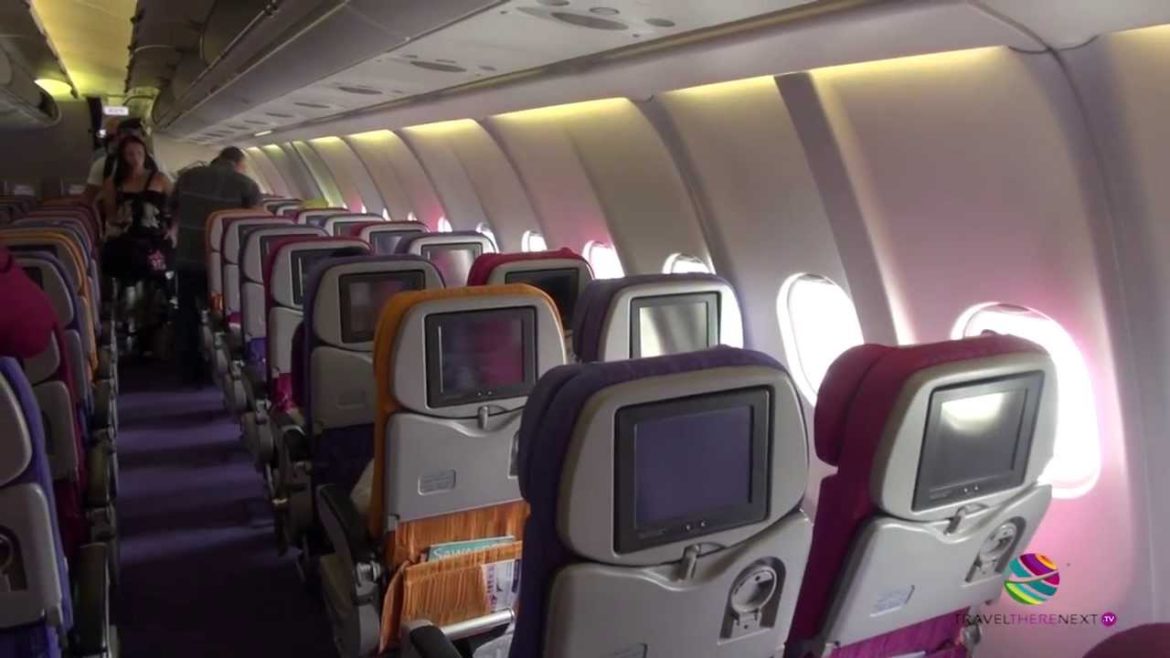 Fly Thai Airways, Phuket to Bangkok, Airbus A330-300
