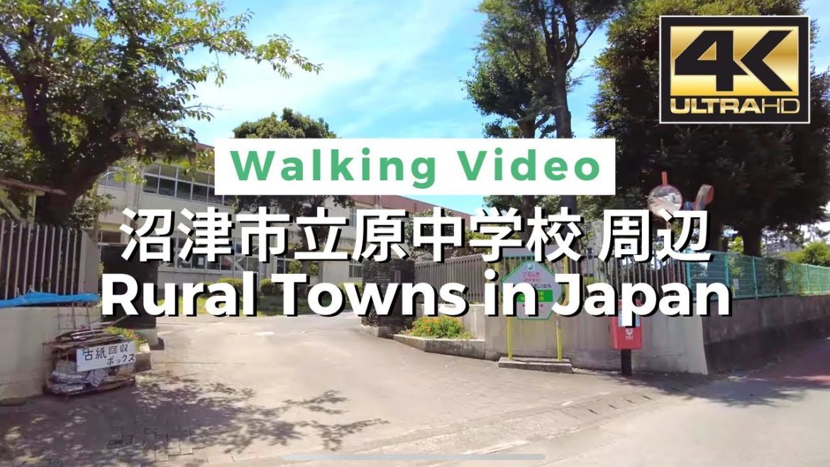 【4K】Rural Towns in Japan – 沼津市立原中学校 周辺 / Walking tour / Japan / DJI Pocket 2 【4K】Rural Towns in Japan - 沼津市立原中学校 周辺 / Walking tour / Japan / DJI Pocket 2