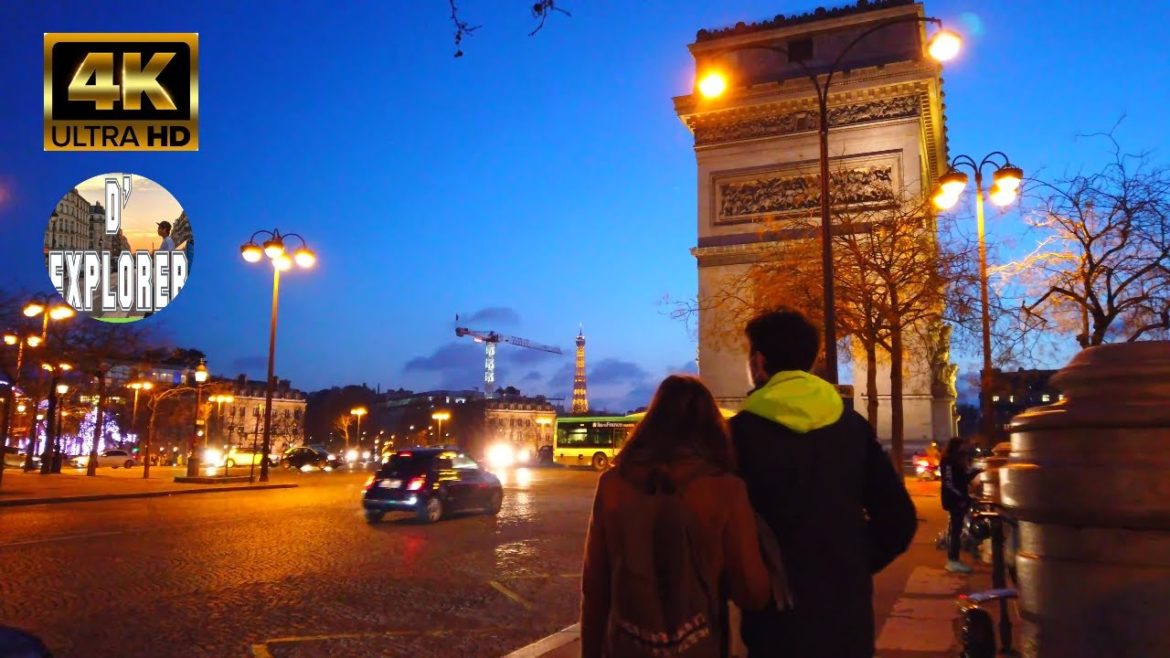 【4K】🇫🇷Walking Tour in Paris Winter》Avenue de Wagram to Place Victor Hugo