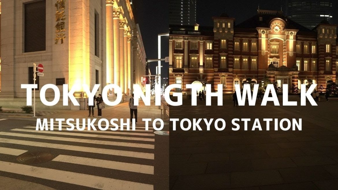 【4K HDR】Tokyo night Walk　JAPAN Walking Tour