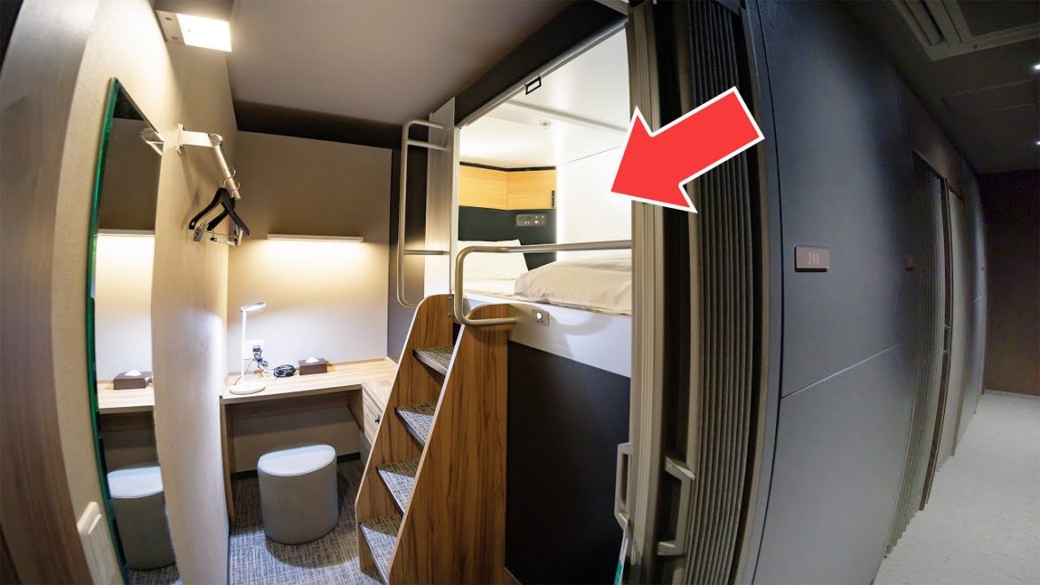 💊Capsule hotel like a sleeper train🚆Completely private room🏨Dormy Inn Korakuen