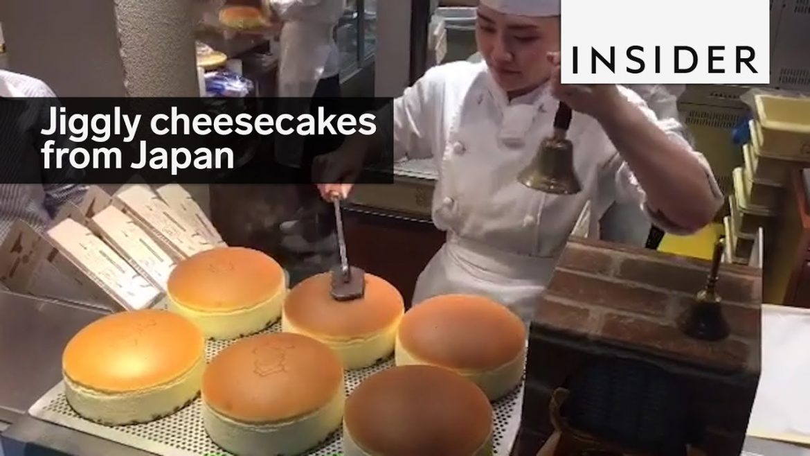 Jiggly Japanese cheesecakes