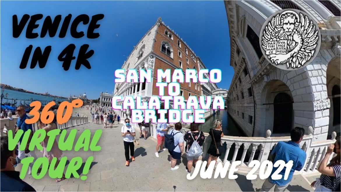 VENEZIA in 4K | 360° Virtual Tour with GoPro MAX – from San Marco to Calatrava Bridge! (June 2021) VENEZIA in 4K | 360° Virtual Tour with GoPro MAX - from San Marco to Calatrava Bridge! (June 2021)