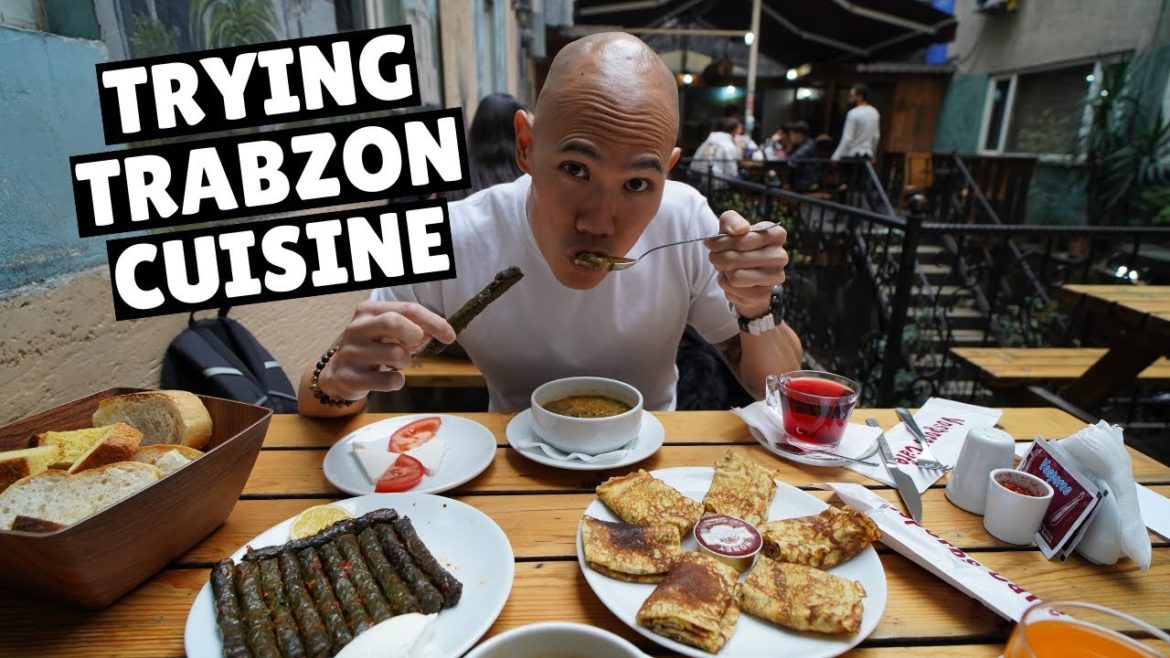 Turkish Food Tour | Trabzon Black Cabbage + Kaygana | Street Food Tour in Turkey