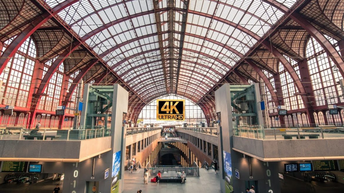 ANTWERP Walking Tour 4K Street With Diamonds Shops