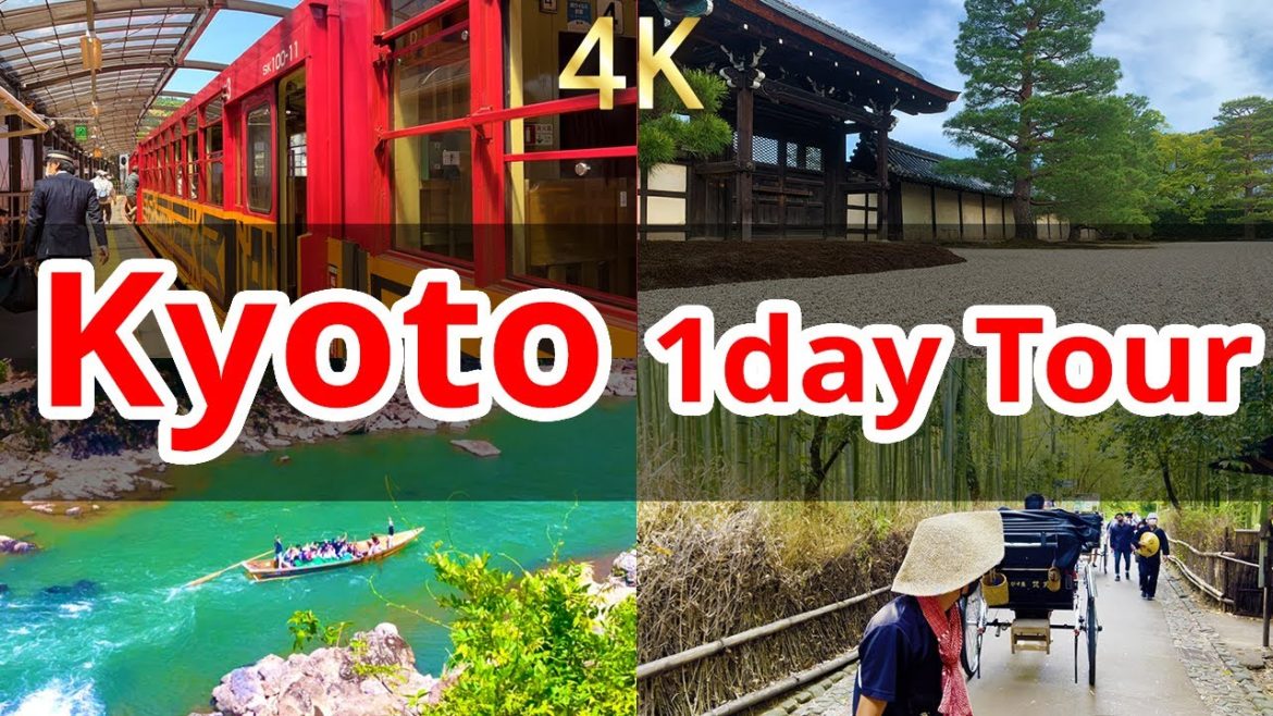 [Oneday trip Kyoto 京都] Japan Kyoto oneday trip  Kameoka trolley train, Hozugawa River, rickshaws etc
