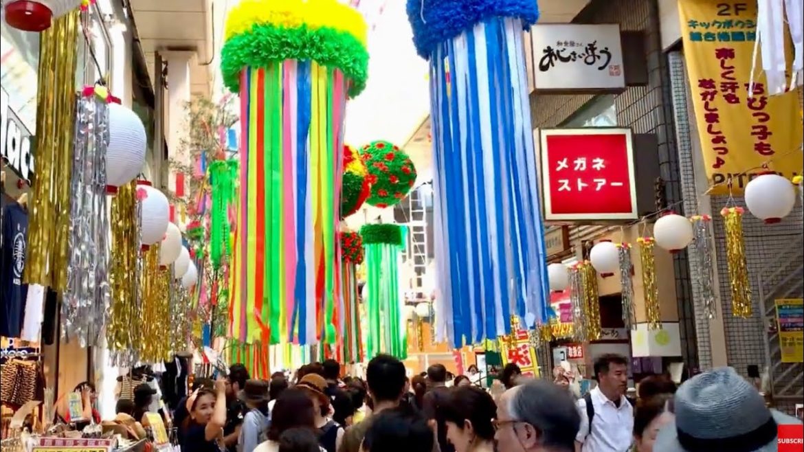 [4K] Tanabata Festival in Japan - Asagaya Tanabata Festival 2019