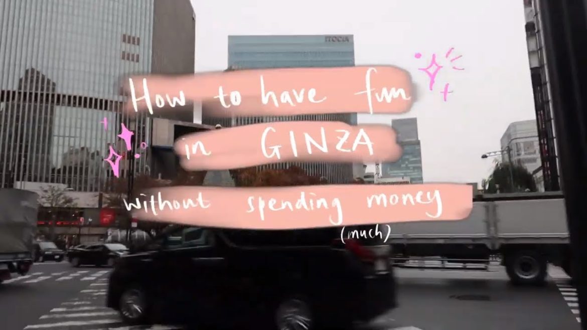 How to enjoy Ginza Tokyo without spending money. FUN TOKYO TRAVEL VLOG