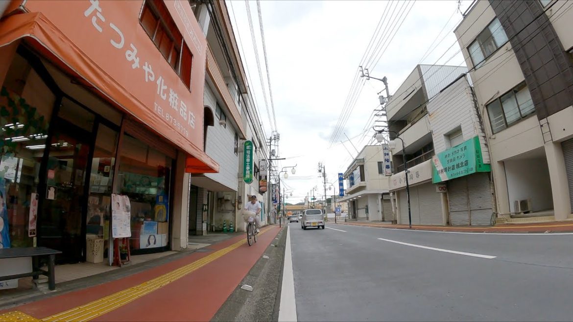 Shikoku Cycling Tour - Bike Ride through the streets of Kochi City, Japan #1