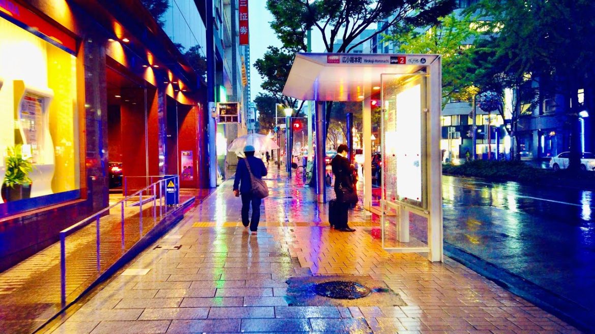 【4K】Rainy Night Walk in Japan (Nagoya) – 夜の散策 【4K】Rainy Night Walk in Japan (Nagoya) - 夜の散策
