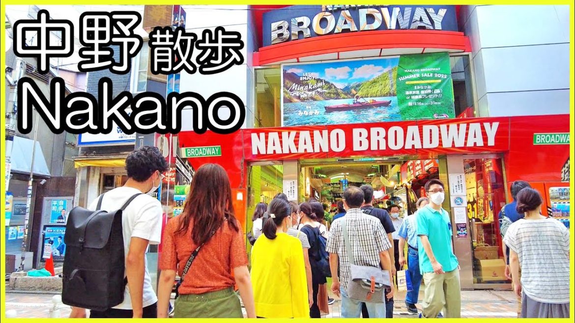 tokyo walking tour 2022 : Nakano broadway walk , 中野 ブロードウェイ 散歩 4K