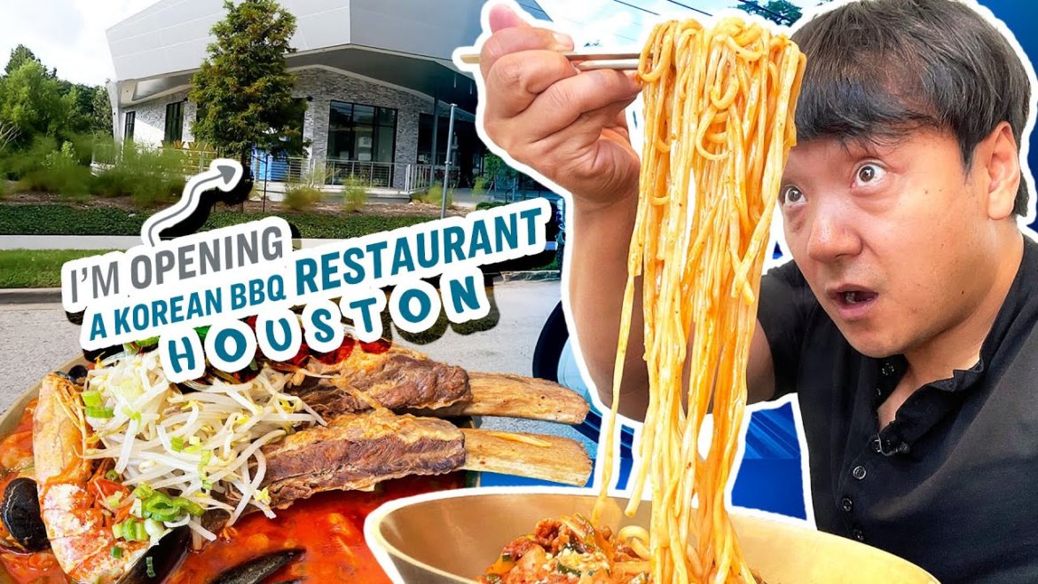 Opening a KOREAN BBQ RESTAURANT in HOUSTON UPDATE & ULTIMATE Korean Seafood Noodles + WAGYU BRISKET
