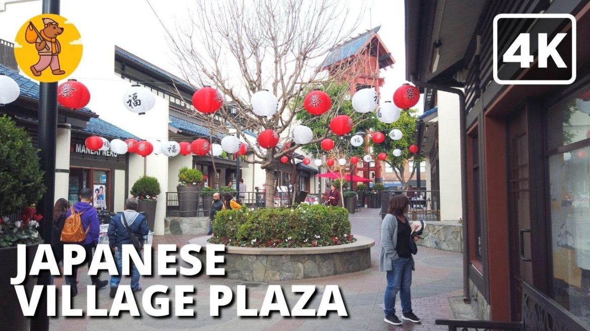 Japanese Village Plaza | Little Tokyo Downtown Los Angeles Walking Tour | 4k | π Binaural Sound Japanese Village Plaza | Little Tokyo Downtown Los Angeles Walking Tour | 4k | π Binaural Sound