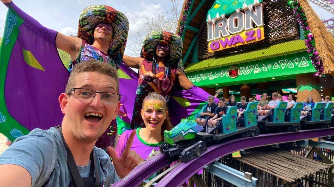 Iron Gwazi FIRST RIDE & Review - Busch Gardens Tampa Bay