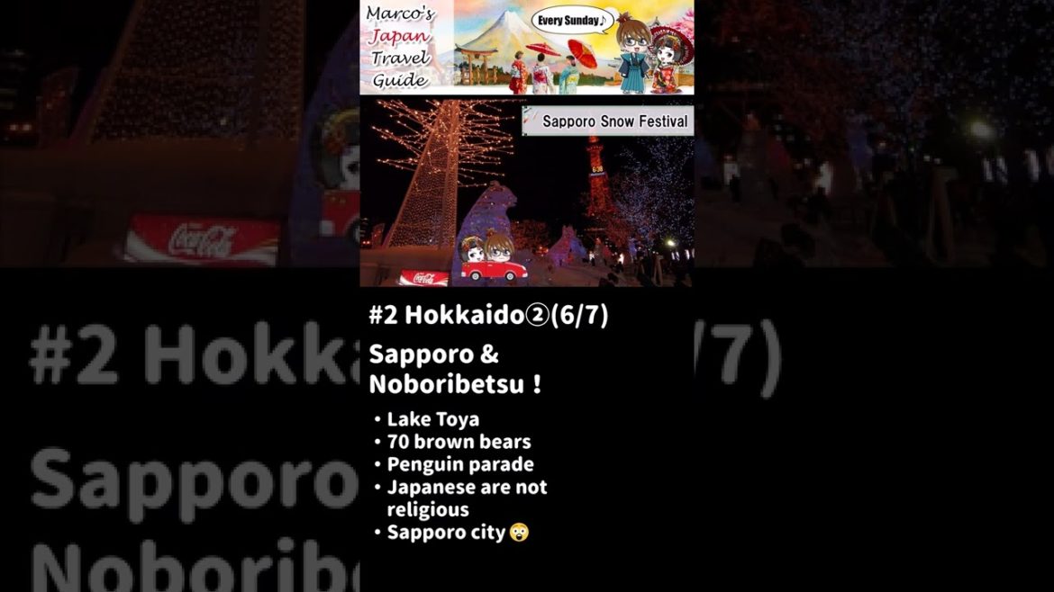 Amazing Hokkaido②(6/7) Sapporo＆Noboribetsu😍#short