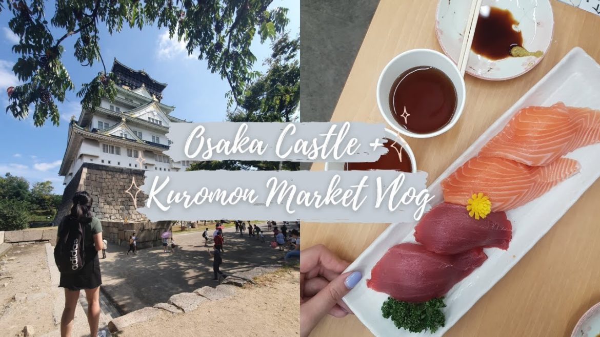 |Travel Vlog| Osaka, Japan: Fluffy Japanese pancakes, Osaka Castle and street food at Kuromon Market