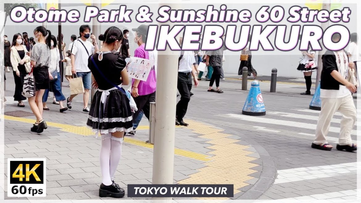 4K JAPAN TRAVEL ｜Ikebukuro｜ Tokyo Walk Tour｜Otome Park & Sunshine 60 street (ASMR)