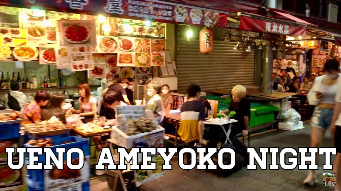 【🇯🇵4K】TOKYO NIGHT WALKING ~ THE LATEST UENO AMEYOKO STREET ~ 【上野アメ横】