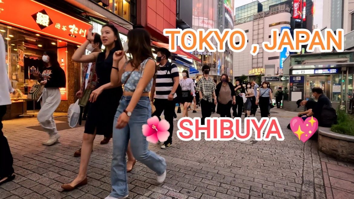 [4K] Summer  Evening Walk in Shibuya City. Tokyo, Japan 🗾. শিবুইয়া সিটিতে সান্ধ্যকালীন ভ্রমণ।
