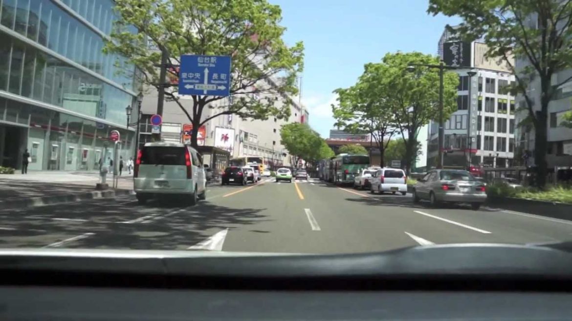 【車載】仙台市都心部をドライブ Drive-Record in Sendai city