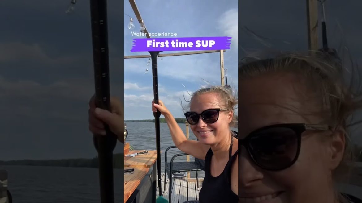 I Tried SUP in Finland for the First Time #Shorts #Sup