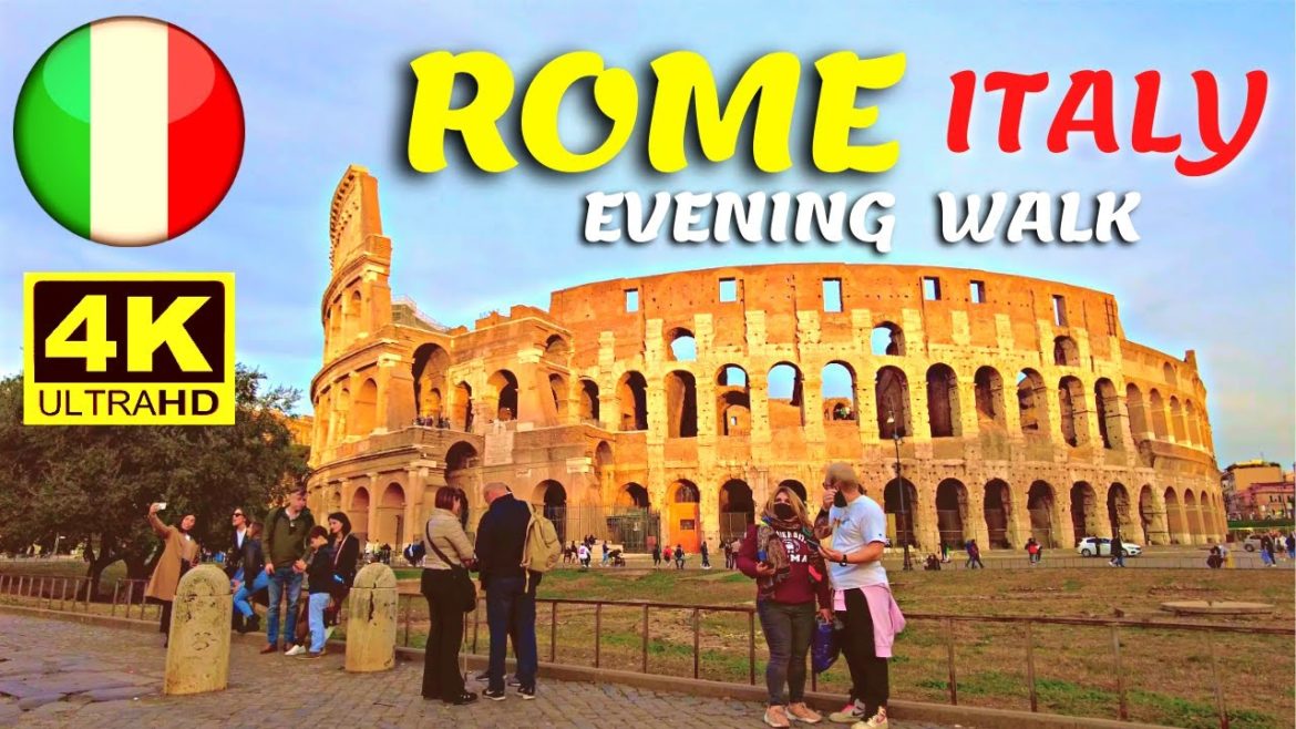 ๐ฎ๐น 4K Walking Tour in ROME, ITALY – Evening Walk Tour from Colosseum to Termini Train Station 4K UHD ๐ฎ๐น 4K Walking Tour in ROME, ITALY - Evening Walk Tour from Colosseum to Termini Train Station 4K UHD