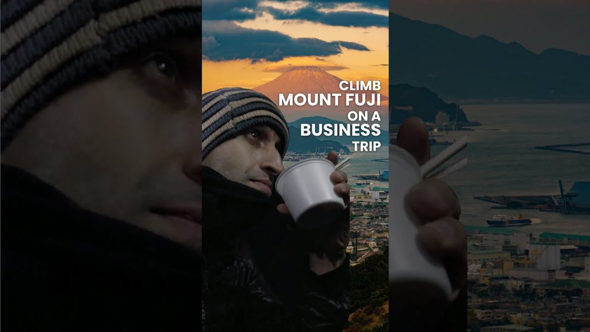 How to Climb Mount Fuji on a Business trip? | Mount Fuji- one day climb | #shorts