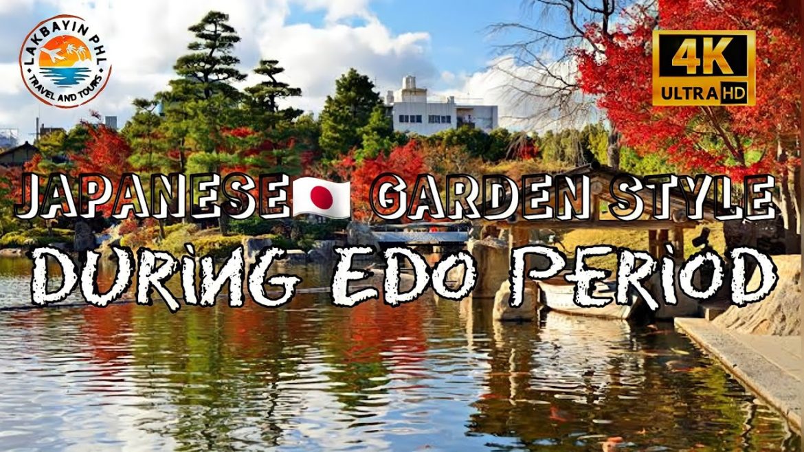 JAPANESE GARDEN IN THE CITY OF NAGOYA JAPAN | TAKUGAWA GARDEN AICHI NAGOYA JAPAN WALK TOUR 4K