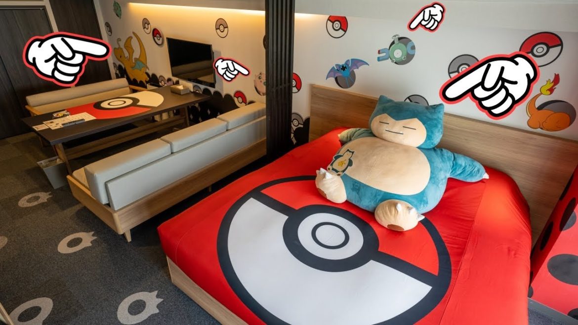 Too cute! Pokémon Hotel Experience in Kyoto 😴🛏 MIMARU HOTEL 京都 ミマルホテル ポケモンホテル